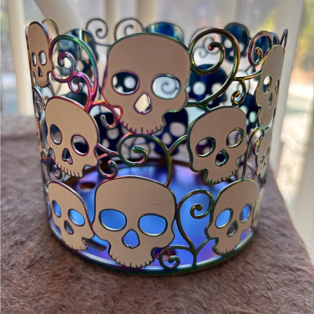 Iridescent Skull 3-wick Candle Holder by Bath & Body Works